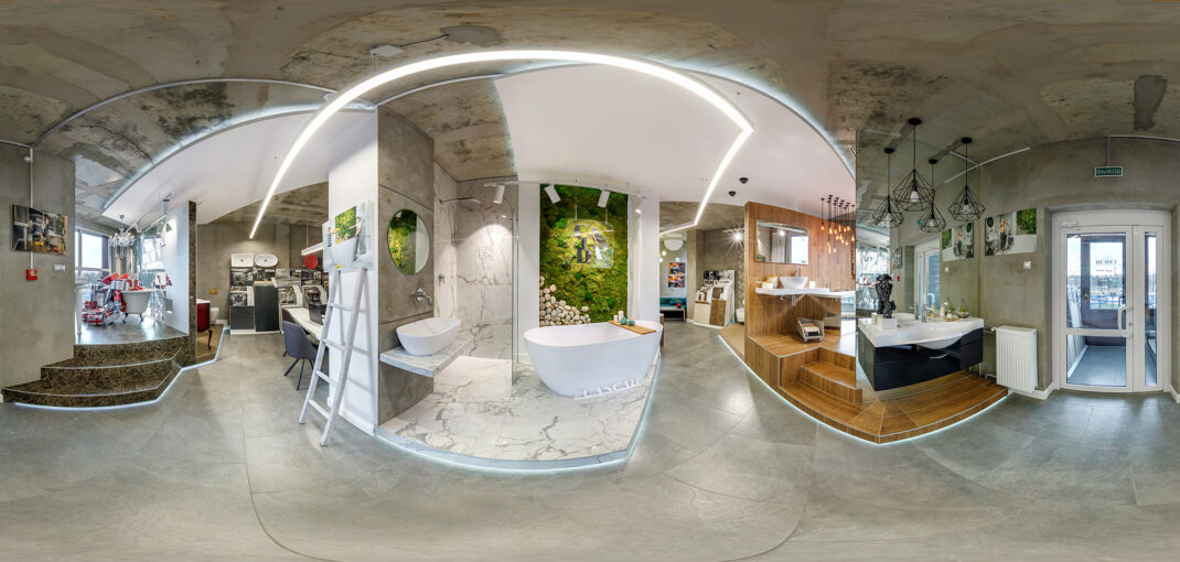panoram of bathroom