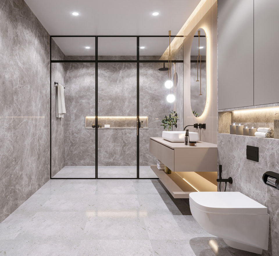 spa bathroom in prosper