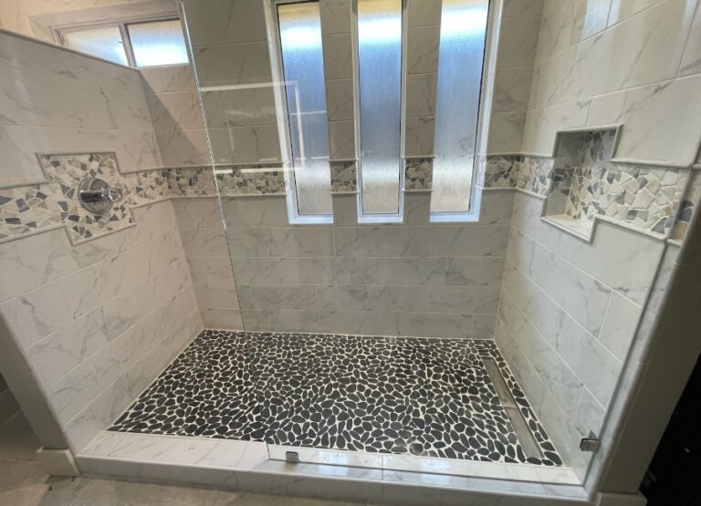 bathroom double shower